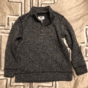 Boys Old Navy Pull Over Gray Sweater